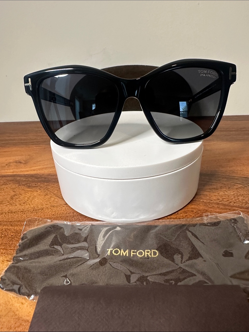 LOW START Tom Ford Polarized LUCIA Cat Eye Sunglasses FULL INCLUSION - Picture 8 of 11